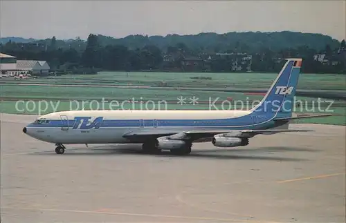Flugzeuge Zivil TEA Boeing 707 131 OO TEC OOSTENDE  Kat. Airplanes Avions