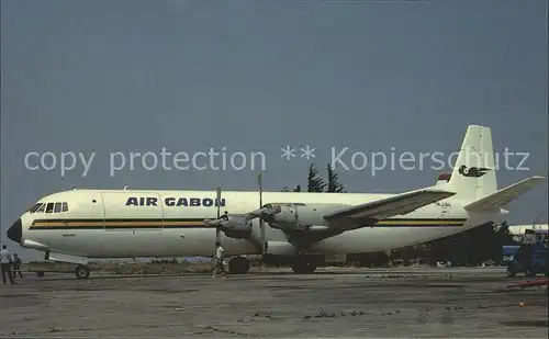 Flugzeuge Zivil TR LBA Vickers Vanguard Air Gabon Kat. Airplanes Avions