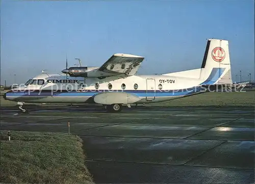 Flugzeuge Zivil Cimber Air Aerospatiale Nord 262 A 30 OY TOV Kat. Airplanes Avions