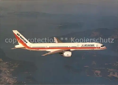 Flugzeuge Zivil Air Europe Boeing 757 G BKRM Kat. Airplanes Avions