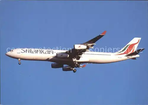 Flugzeuge Zivil SriLankan Airbus Industrie A340 312 4R ADD cn 036 Kat. Airplanes Avions