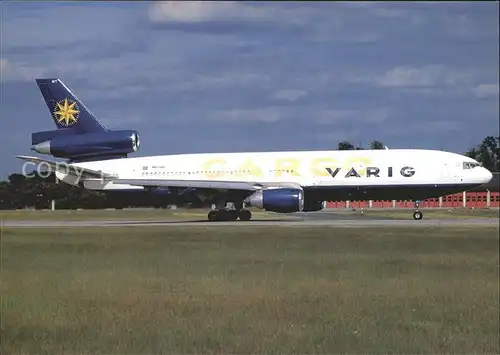 Flugzeuge Zivil Varig Cargo DC 10 30F PP VMT c n 47841 Kat. Airplanes Avions