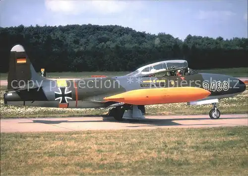 Flugzeuge Militaria Luftwaffe Lockheed T 33 94+88  Kat. Airplanes Avions