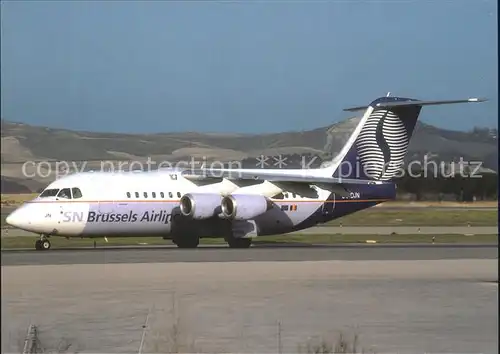 Flugzeuge Zivil SN Brussel Airlines AVRO RJ85 OO DJN  Kat. Airplanes Avions