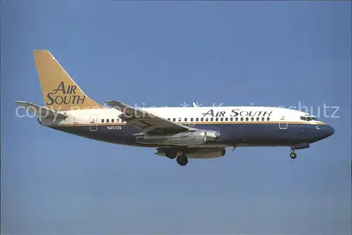 Flugzeuge Zivil Air South Boeing 737 247 N4510W c n 19607 70 Kat. Airplanes Avions