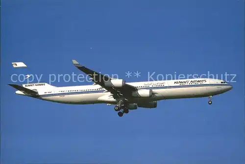 Flugzeuge Zivil Kuwait Airways Airbus 340 313 9K ANC c n 101 Kat. Airplanes Avions