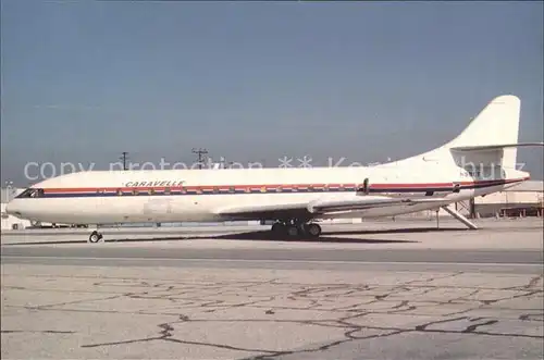 Flugzeuge Zivil Caravelle 6R N98KT C N 102  Kat. Airplanes Avions