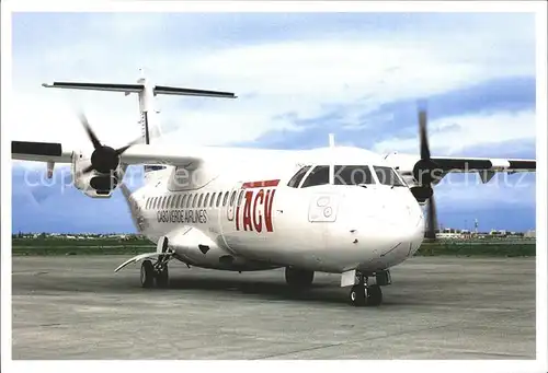 Flugzeuge Zivil TACV Caco Verde Airlines ATR 42 Kat. Airplanes Avions