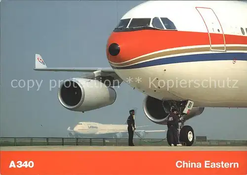 Flugzeuge Zivil China Eastern A 340 Kat. Airplanes Avions