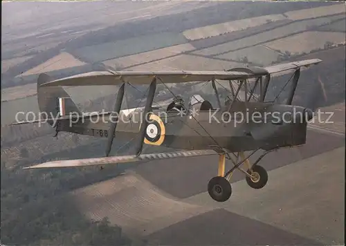 Flugzeuge Militaria De Havilland DH82a Tiger Moth  Kat. Airplanes Avions