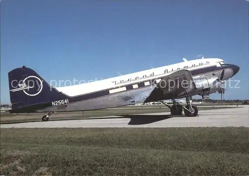 Flugzeuge Zivil Legend Airways Douglas DC 3C C 47 DL N25641 cn 9059 Kat. Airplanes Avions