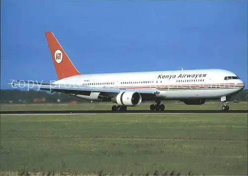 Flugzeuge Zivil Kenya Airways B 767 33A ER VH NOA c n 27909 Kat. Airplanes Avions