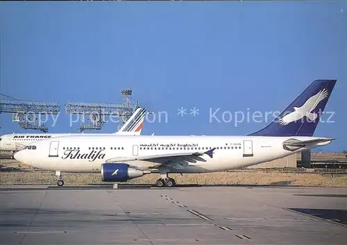 Flugzeuge Zivil Khalifa A310 324ET F OGYN c n 458 Kat. Airplanes Avions