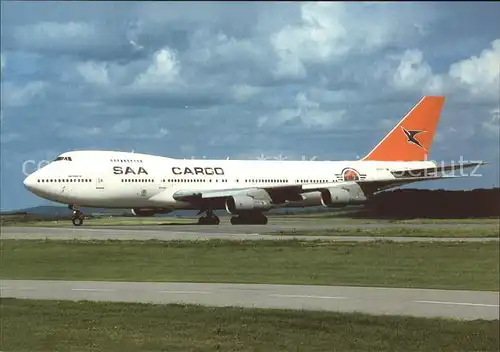 Flugzeuge Zivil SAA Cargo Boeing 747 244B ZS SAR cn 22170 Kat. Airplanes Avions