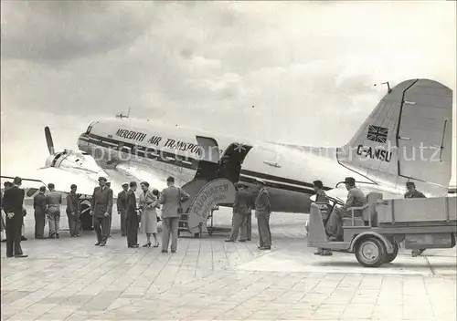 Flugzeuge Zivil Meredith Air Transport DC 3 G AMSU c n 33548 Kat. Airplanes Avions