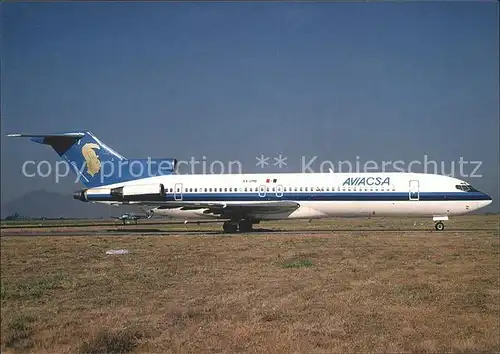 Flugzeuge Zivil Aviacsa Boeing 727 276 XA SMB c n 21646 1434 Kat. Airplanes Avions