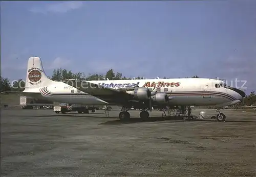 Flugzeuge Zivil Universal Airlines McDDouglas DC 6B N400UA  Kat. Airplanes Avions