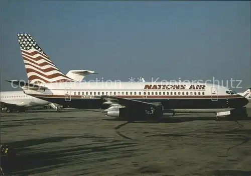 Flugzeuge Zivil Nations Air Boeing 737 247 N308VA c n 19613 104 Kat. Airplanes Avions
