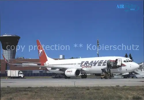 Flugzeuge Zivil Travel Service Boeing 737 800  Kat. Airplanes Avions