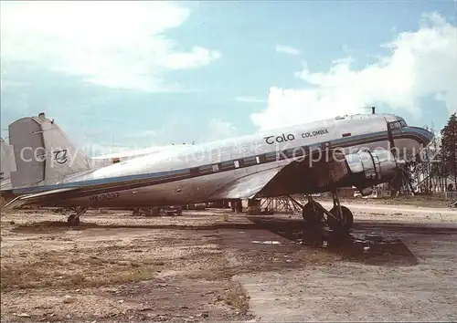 Flugzeuge Zivil Tala Colombia McDDouglas DC 3C HK 3037 c n 20548 Kat. Airplanes Avions