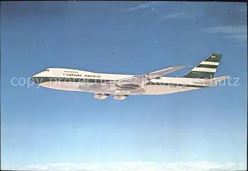 Flugzeuge Zivil Cathay Pacific Airways Boeing 747 267B  Kat. Airplanes Avions