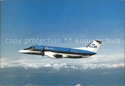 Flugzeuge Zivil KLM Embraer Emb 120 Brasilia  Kat. Airplanes Avions