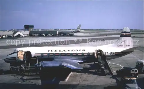 Flugzeuge Zivil Icelandair Vickers Viscount 759 TF ISN CPH06.62 Kat. Airplanes Avions
