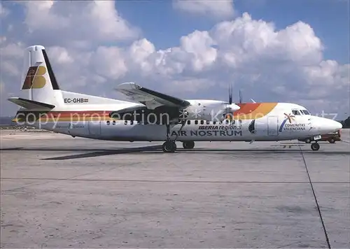 Flugzeuge Zivil Iberia Regional Fokker 50 EC GHB c n 20257 Kat. Airplanes Avions