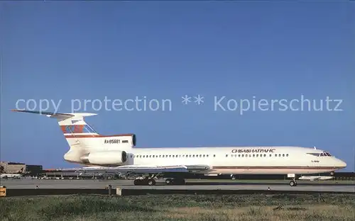 Flugzeuge Zivil Sibaviatrans TU 154M RA 85681 c n 848 Kat. Airplanes Avions