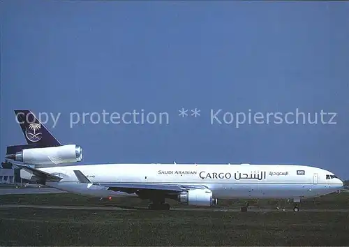 Flugzeuge Zivil Saudia Arabian Cargo McDDouglas MD 11F HZ AND c n 48777 Kat. Airplanes Avions