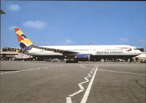 Flugzeuge Zivil British Airways Wings colours Boeing 767 300 G BZHA  Kat. Airplanes Avions