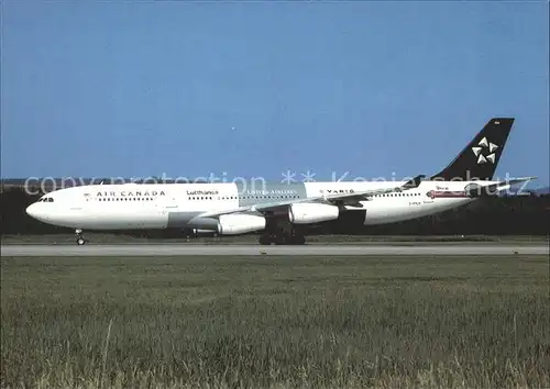 Flugzeuge Zivil Air Canada Airbus Industrie A340 313 C FYLD cn 170  Kat. Airplanes Avions