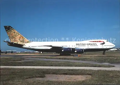 Flugzeuge Zivil British Airways Boeing 747 236B G BDXO cn 23799 Kat. Airplanes Avions