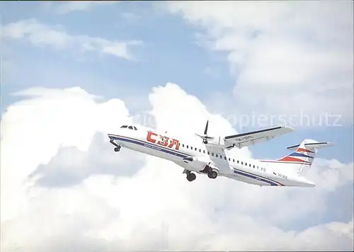Flugzeuge Zivil CSA ATR 72 202 Kat. Airplanes Avions