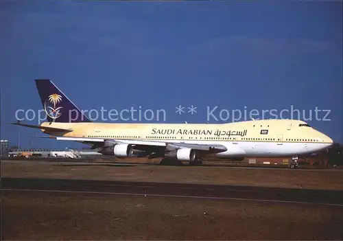 Flugzeuge Zivil Saudi Arabian Airlines B747 130 N603FF c n 19747 12 Kat. Airplanes Avions