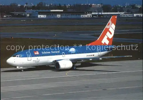 Flugzeuge Zivil Germania B737 700 D AGEM c n 28099 Kat. Airplanes Avions