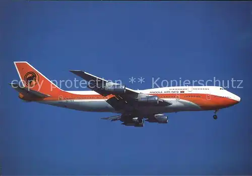 Flugzeuge Zivil TAAG Angola Airlines B747 312 D2 TEA c n 23410 653 Kat. Airplanes Avions