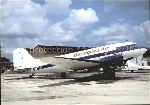 Flugzeuge Zivil Borinquen Air DC 3 N27PR  Kat. Airplanes Avions