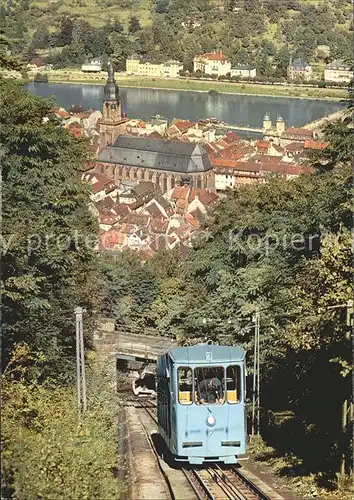 Zahnradbahn Heidelberg Altstadt  Kat. Bergbahn