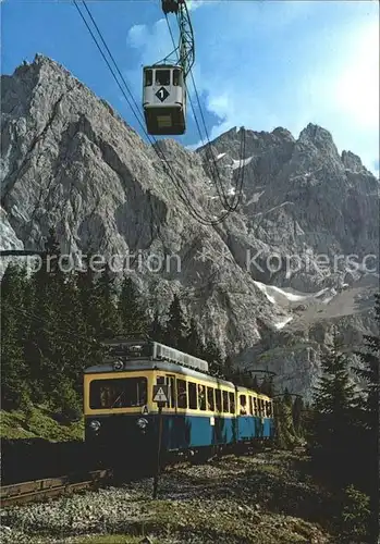 Zugspitzbahn Zahnradbahn Seilbahn Zugspitze Kat. Eisenbahn