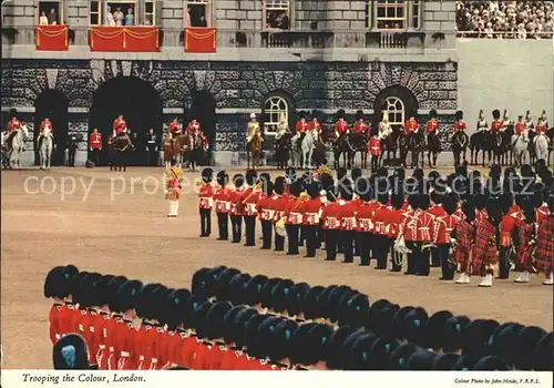 Leibgarde Wache Trooping the Colour London Kat. Polizei