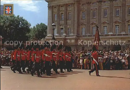 Leibgarde Wache Queen s Guards Parade  Kat. Polizei
