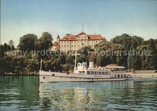 Motorschiffe Mainau Insel Mainau Deutschordensschloss  Kat. Schiffe