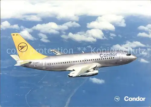 Flugzeuge Zivil Condor Europa Jet Boeing 737 230 Kat. Airplanes Avions