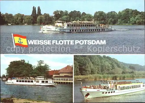 Motorschiffe Weisse Flotte Potsdam  Kat. Schiffe