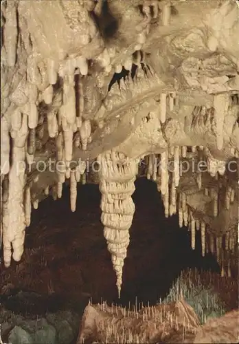 Hoehlen Caves Grottes Teufelshoehle Pottenstein Kaiser Barbarossa  Kat. Berge