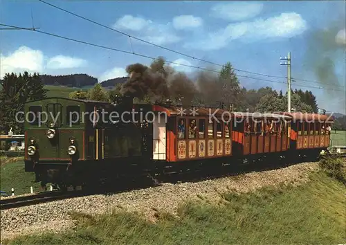 Eisenbahn Dampfzug Appenzeller Bahn  Kat. Eisenbahn