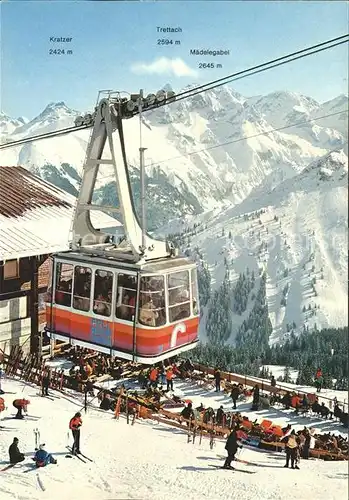 Seilbahn Fellhorn Oberstdorf Allgaeu Kat. Bahnen