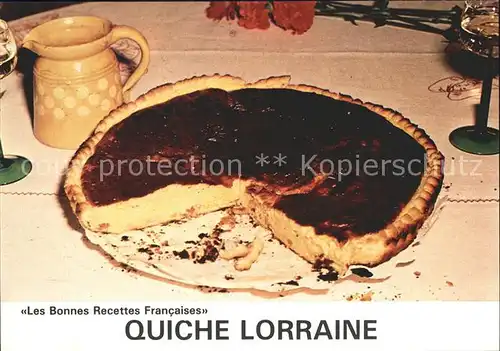 Lebensmittel Recette Quiche Lorraine Kat. Lebensmittel