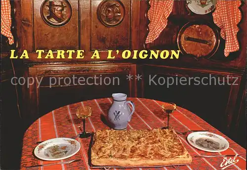 Lebensmittel Recette Tarte a l Oignon Kat. Lebensmittel